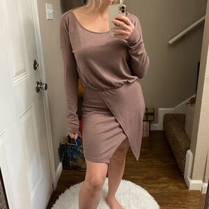 Tobi long sleeve body con sweater dress size Large